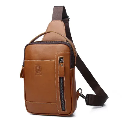 SUPERIOR BROWN CHEST BAG